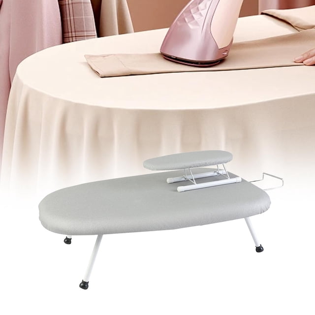 Tabla de planchar pequeña antideslizante ahorra espacio con patas plegables Macarena Estilo D