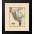 thumbnail image 2 of Lucas 15x17 Black Modern Framed Museum Art Print Titled - South America Peru - Lucas 1823, 2 of 5