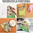 thumbnail image 4 of Easter Wooden Bunny Eggs Kitchen Tea Towels Set of 6 Absorbent Hand Dish Towels, Rabbit Spring Dishcloths Lint-Free 18x28 Inch Fast Drying for Cooking Baking Home Clean, 4 of 7