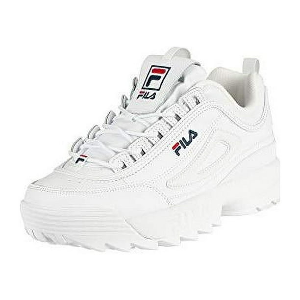 Fila disruptor red and blue best sale