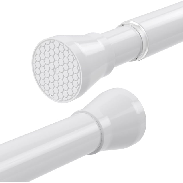 Tringle à Rideau à Tension en Tringle à Rideau Réglable Sans Perçage Tringle de Douche Extensible Tringle à Ressort Tringle à Tension à Pression Tringle à Rideau à Tension Tringle à Rideau à Ressort pour Fenêtre de Salle de Bain