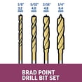 thumbnail image 2 of Brocas Dremel 631 Brad Point, 4 piezas, 2 of 8