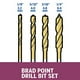 thumbnail image 2 of Brocas Dremel 631 Brad Point, 4 piezas, 2 of 8