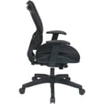 thumbnail image 2 of SPACE Seating REVV Self Adjusting SpaceFlex Raven Backrest Support and Paddeed Raven Mesh Seat with Adjustable Arms and Nylon Finish Base Managers Chair, 2 of 5