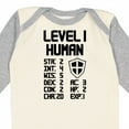 thumbnail image 4 of Inktastic Level 1 Human Boys or Girls Long Sleeve Baby Bodysuit, 4 of 5