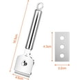 thumbnail image 2 of Professional Glass Ceramic Hob Scraper with 4 Metal Replacement Blades, Induction Hob Scraper, Window Scraper, for Home Kitchen Cleaning, Oven, Induction Hob, Glue, 2 of 5