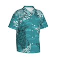 thumbnail image 2 of Sea Turtle Men'S 3d Print Casual Button Down Shirts, Novelty Hawaiian Short Sleeves Xl, 2 of 8