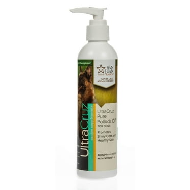 UltraCruz Canine Pure Pollock Oil Supplement for Dogs, 8 oz