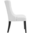 thumbnail image 3 of Modway Baronet Button Tufted Vegan Leather Dining Chair, White, 3 of 4