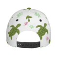 thumbnail image 6 of Daiia Cute Turtle print Baseball Cap Men Women Golf Dad Hat Adjustable Original Classic Low Profile Hat Unconstructed Plain Cap, 6 of 9
