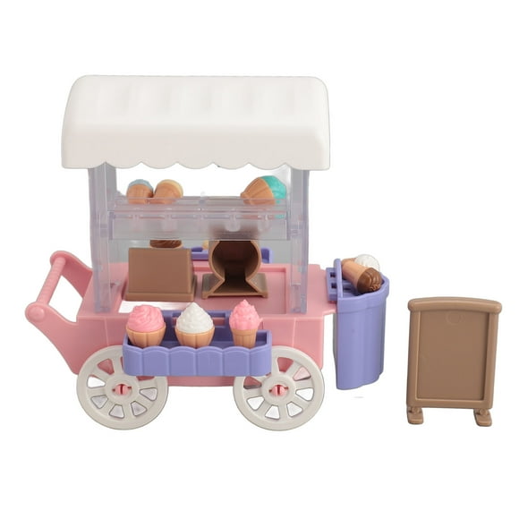 Juguetes Para Carritos De Helados, Educación, Aprendizaje, Juegos De Rol Adorables, Juego De Heladería Interactivo Con Batería Deslizante Para Niños Y Niñas
