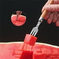 thumbnail image 4 of 100Fens Watermelon Cutter-in-1 Watermelon Fork Slicers Summer Watermelon Cutting Artifact Stainless Steel Fruit Forks Slicers Knife For Family Parties Camping, 4 of 9