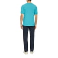 thumbnail image 3 of s.Oliver Camiseta hombre - Basic, estampado logo, cuello redondo, algodón Turquesa 2 2XL (XX-Large), 3 of 4