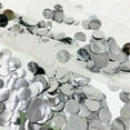 thumbnail image 3 of Silver Confetti,QZS Glitter Throwable Table Scatter Foil Confetti for Wedding,Portable Party Foil Metallic Tool for Wedding,Party Decoration,0.22LB, 3 of 6