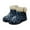 Style4, variant on Snow Boots for Women Warm Flannel Lined Boots Ladies Slip on Fashion Bootie Hip 2 Genuine Suede Ankle Snow Boots PullOn with Cozy Faux Fur Lining