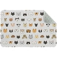 thumbnail image 1 of Indoor Doormat for Home Entrance Entry Way 24"x16" Cats and Dogs Animal Non Slip Welcome Mat 3D Digital Print Machine Washable Outdoor Rugs, 1 of 7