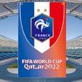 thumbnail image 3 of Paño de bandera de celebración que anima Paño de partido de fútbol para regalos de fanáticos (90 cm Francia) Likrtyny Para estrenar, 3 of 6