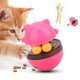 thumbnail image 5 of Alimentador de vaso divertido de plástico para mascotas, bola de comida con fugas, juguete interactivo educativo para gatos, perros, carmín, 5 of 12