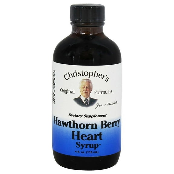 Dr. Christopher's Original Formulas - Hawthorn Heart Syrup Berry - 4 oz.