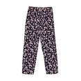 thumbnail image 5 of Goofa Flower Printed Soft Pajama Pants for Men, Wide Leg Comfy Casual Lounge Yoga Pants-XX-Large, 5 of 9