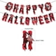 thumbnail image 3 of Halloween Flag Pulling Decoration Halloween Party Decorations Halloween Birthday Party Supplies With Halloween Porch Sign String Flag Fringe Paper, 3 of 7