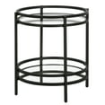 thumbnail image 4 of Evelyn&Zoe Robillard 20" Wide Round Side Table, Blackened Bronze, 4 of 8