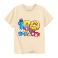 thumbnail image 3 of UQJfacai 100 Days of School Shirt Girls Kids Cute 100th Day of School T-Shirts Toddler Back to School Graphic Tees 2-14 Years, 3 of 5