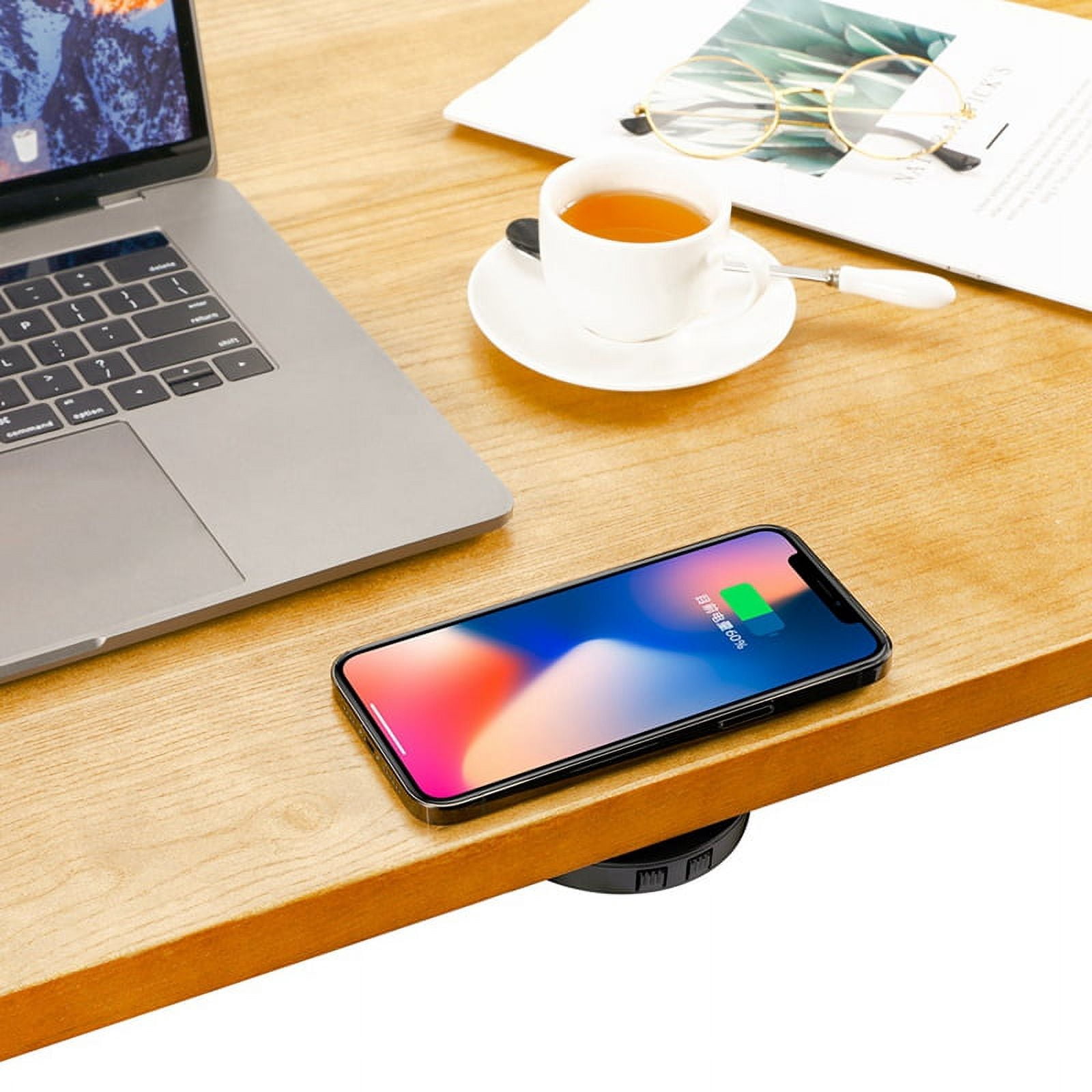 15W Wireless Charger 20MM Air Separation Fast Charging Easy Installation Quick Charger