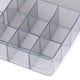 thumbnail image 3 of Organizador de maquillaje de tocador con 15 compartimentos, esquinas suaves, pequeño organizador de cosméticos para pinceles, paletas de sombra de ojos, 2 uds., 3 of 8