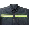 thumbnail image 1 of Camisa De Mezclilla Para Trabajo Con Reflejante, 1 of 4