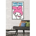 thumbnail image 2 of Hello Kitty and Friends: Hello - My Melody Feature Series Wall Poster, 22.375" x 34" Framed, 2 of 5