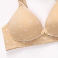 thumbnail image 3 of Vrorvz Womens Button Front Bra Adjustable Straps Wireless Supportive Bralette Seamless for Ladies, 3 of 5
