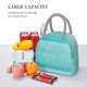thumbnail image 5 of Fotbe Blue And Turquoise Bolsa de Almuerzo con Estampado, Lonchera Aislada, Contenedor de Comida Reutilizable Tipo Cooler a Prueba de Fugas, 5 of 6
