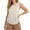 Off-white, variant on Womens Workout Tank Tops Quick Dry Side Ruched Loose Fit Sleeveless Shirts Crew Neck Tank Tops for Workout