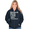 thumbnail image 4 of Matthew Mark Luke John Squad Zip Up Hoodie Men's Women's Brisco Brands S, 4 of 6