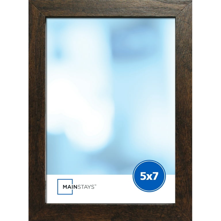 Mainstays 5x7 Linear Gallery Tabletop Picture Frame, White