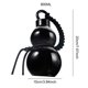thumbnail image 2 of Botella de agua de calabaza de 800 ml con correas, botella Wu Kong para deportes al aire libre (negra), 2 of 3