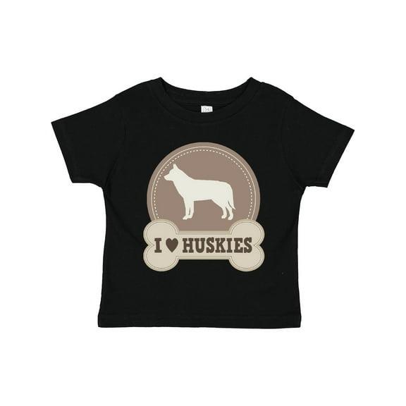 Inktastic Husky Dog Gift I Love Huskies Boys or Girls Toddler T-Shirt