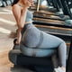 thumbnail image 5 of Pantalones de yoga de cintura alta para mujer, mallas deportivas para gimnasio, levantamiento de cadera, control de abdomen, para correr, hacer ejercicio, para ciclismo, azul grisáceo M, 5 of 13