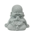 thumbnail image 1 of Zen Buddha Statue Small Stone Meditation for Home Garden Feng Shui Desktop Ornament, 1 of 4