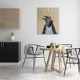 thumbnail image 2 of Stupell Industries Black Bird Patterned Rose Dress Champagne Glass Novelty Painting Gallery-Wrapped Canvas Print Wall Art, 30 x 40, Design by Coco de Paris, 2 of 5