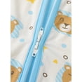 thumbnail image 6 of ATAIKU 3-24M Newborn Baby Zipper Footless / Footed Pajamas Bamboo Long Sleeve Sleepers Sleep 'N Play for Infant Toddler Boys - Bears, 6 of 8