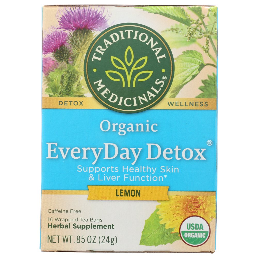 Traditional Medicinals EveryDay Detox Organic Lemon Herbal Supplement