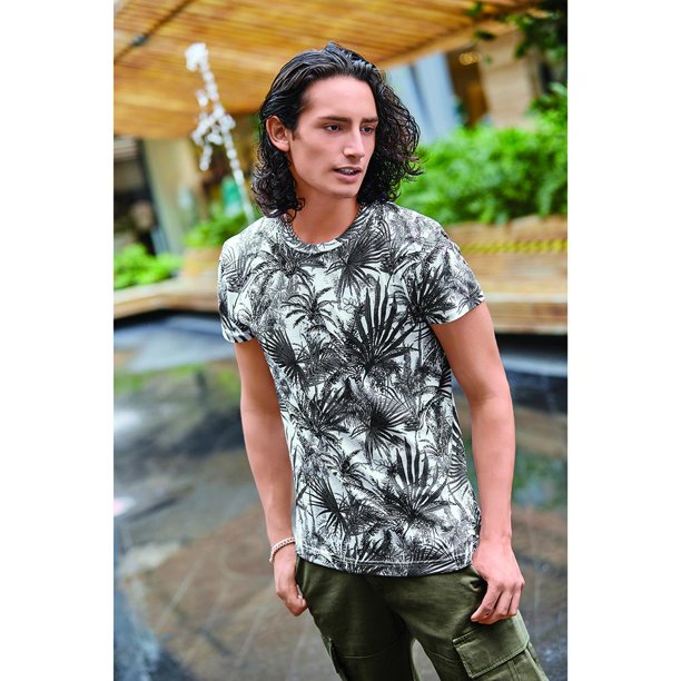 290-65 Playera Casual para Hombre Caballero en Multicolor, Elaborado de Algodón. Cklass 290-65