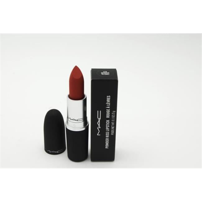MAC Powder Kiss Lipstick 316 Devoted To Chili 0.1 oz Lipstick