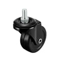 thumbnail image 3 of Unique Bargains Swivel Casters 2 Inch Solid Rubber M8 x 15mm Caster Wheels Black, 3 of 3