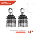 thumbnail image 4 of A-Premium 10Pcs Front Suspension Kit, Upper Control Arm, Sway Bar, Tie Rod End, Lower Ball Joint, Compatible with Honda Accord 1998-2002 Acura TL 1999-2003 CL 2001-2003 2.3L 3.0L 3.2L, 4 of 9