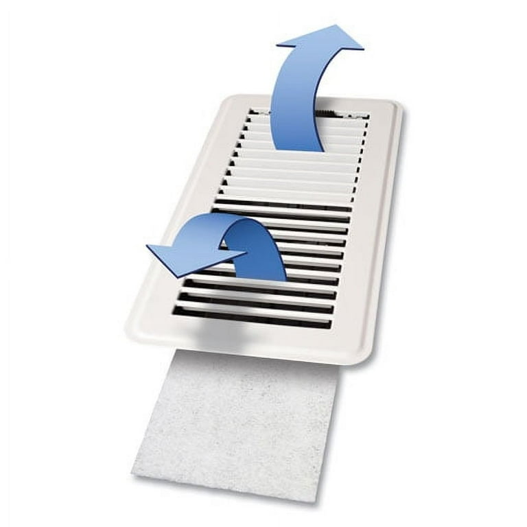 Electrostatic Register Filter, 4 x 12 x 0.1, White, 12/Pack Electrostatic Register Filter, 4 x 12 x 0.1, White, 12/Pack