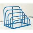 thumbnail image 6 of Starter Vertical Sheet Storage Rack, 36 in D, 48 in W, 4 Shelves, Blue, 6 of 6