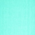thumbnail image 1 of Ahgly Company Machine Washable Indoor Square Solid Turquoise Blue Modern Area Rugs, 5' Square, 1 of 4